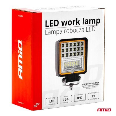 Pracovné LED svetlo AWL12 42 LED COMBO (2 funkcje) 9-36V