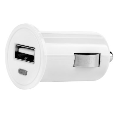 Autonabíjačka mobilného telefónu s 1xUSB biela PCH-02