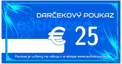 Darčekový poukaz €25