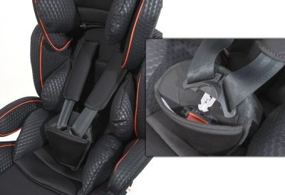 Autosedačka (I,II,III) 9-36kg MEDDY s pásy čierna