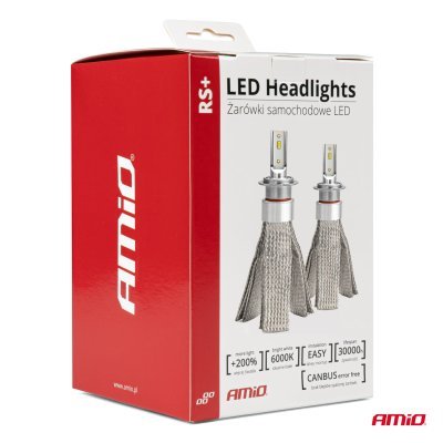 LED žiarovky pre hlavné svietenie HB4 9006 50W RS+ Slim séria