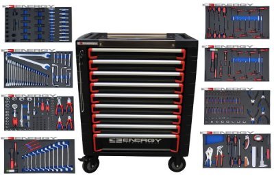 ENERGY Dielenský vozík Premium 288 prvkov