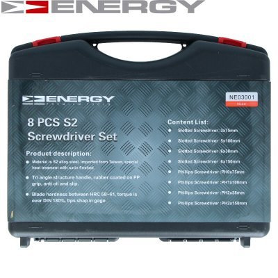 ENERGY Sada skrutkovačov Premium + i - 8ks