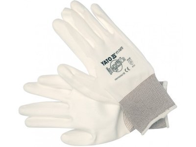 RUKAVICE NYLON/PU BILE 10