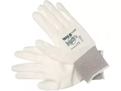 RUKAVICE NYLON/PU BILE 10