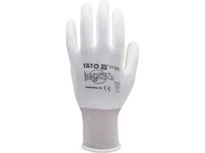 RUKAVICE NYLON/PU BILE 10