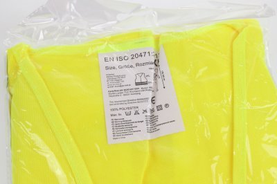 Výstražna vesta žltá certifikátom