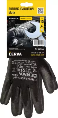Pracovné rukavice- č.10 čierne