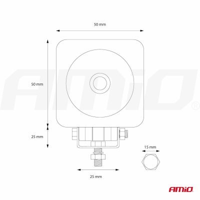 Pracovné LED svetlo AWL18 1LED HP SPOT 9-36V