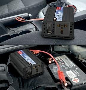 Menič napätia 12/230V 550W + USB