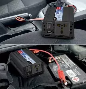 Menič napätia 12/230V 550W + USB