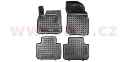 Autorohože gumové čierne s vyšším okrajom VW 5 sedadiel (sada 4ks)