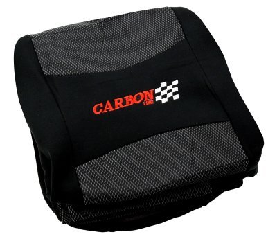 COMPASS Poťahy sedadiel sada 9ks CARBON DARK čierne AIRBAG
