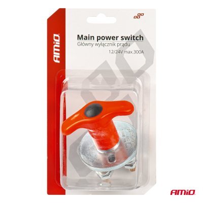 Hlavný vypínač autobatérie hebel 12/24V AMIO-03024