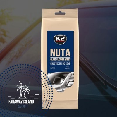 K2 NUTA WIPES čistiace utierky na sklá