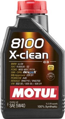 Motul 8100 X-Clean 5W-40 - 1L