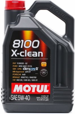 Motul 8100 X-Clean 5W-40 - 4L