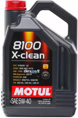 Motul 8100 X-Clean 5W-40 - 4L
