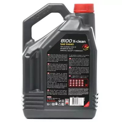 Motul 8100 X-Clean 5w-40 - 5L