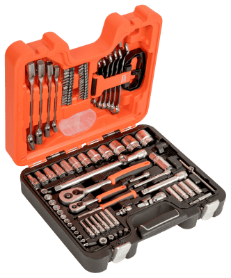 Gola sada 1/4”, 1/2” a kombinované kľúče, palcové rozmery 92ks