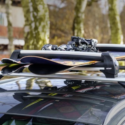 Strešny´ nosič na lyže / snowboard 570mm SSR-01S