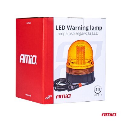 Výstražný LED maják WAR09M, ECE R10 60LED 12/24V IP56