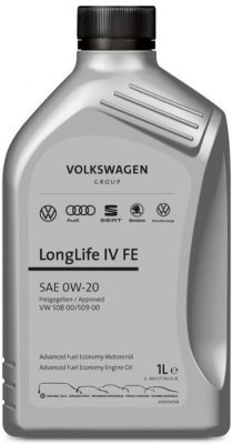 Originál olej VW, Škoda, Seat, Audi 0W-20 1L LongLife IV 508.00/509.00