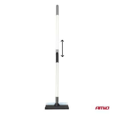 Hliníková čistiaca stierka na okná 20 cm hlava 59/100 cm AMiO-03855