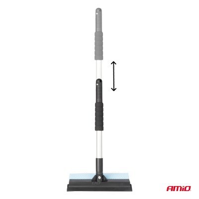 Hliníková čistiaca stierka na okná 20 cm hlava 46/70 cm AMiO-03854