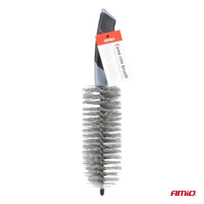 Kefa na čistenie ráfikov kolies pre detailné čistenie nábojov kolies úzka 32,5 cm AMiO-04023
