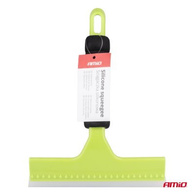 Silikónová stierka na vodu na okenné sklo s rukoväťou 25 cm AMIO-03849