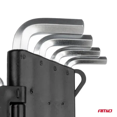 Kľúče IMBUS krátke 125mm 9 ks