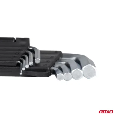 Kľúče IMBUS krátke 125mm 9 ks