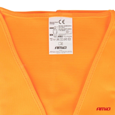 Výstražná vesta oranžová SV-02 z certifikátom