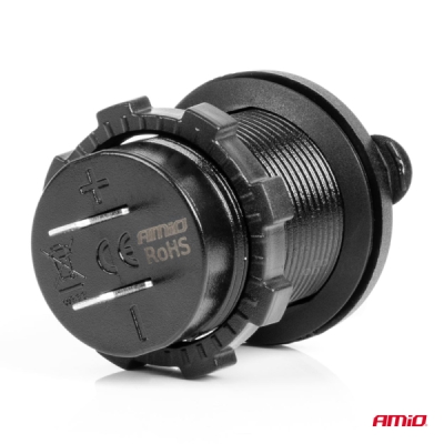 Nabíjačka 2xUSB 12/24V MOD-04