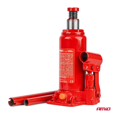 Hydraulický piestový zdvihák 5T v PVC boxe AMIO-04183