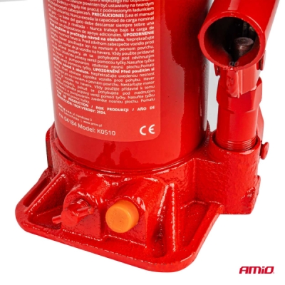 Hydraulický piestový zdvihák 10T v PVC boxe AMIO-04184