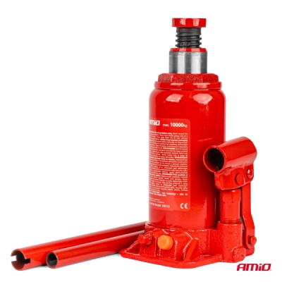 Hydraulický piestový zdvihák 10T v PVC boxe AMIO-04184