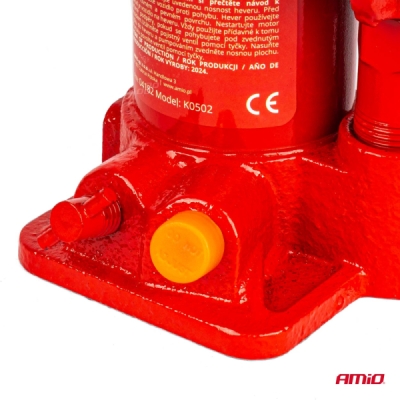 Hydraulický piestový zdvihák 2T v PVC boxe AMIO-04182