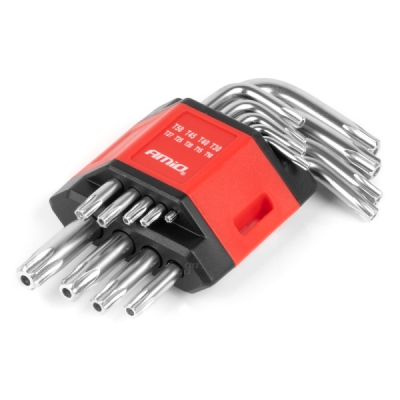 Kľúče TORX krátke 125mm 9 ks TKS