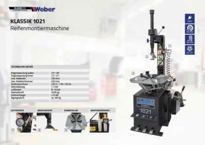 Vyzúvačka kolies Weber Klassik Serie 1021