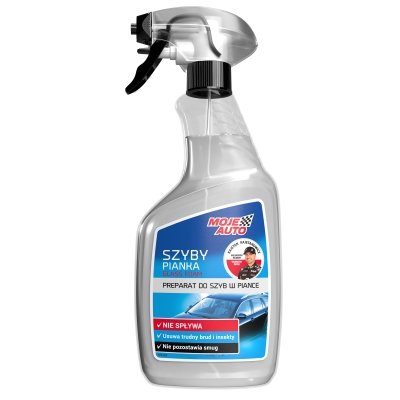 MOJE AUTO Penový čistič na okná 650ml