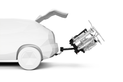 THULE EASYFOLD 3 (944) + ADAPTER - nosič 3 bicyklov na ťažné zariadenie