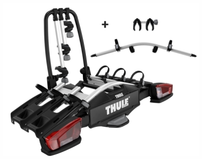 THULE VELOCOMPACT 3 (926) + ADAPTÉR - nosič 4 bicyklov na ťažné zariadenie