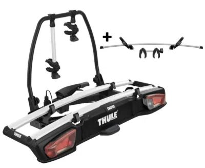 THULE VELOSPACE XT 2 (938) + ADAPTÉR - nosič 3 bicyklov na ťažné zariadenie