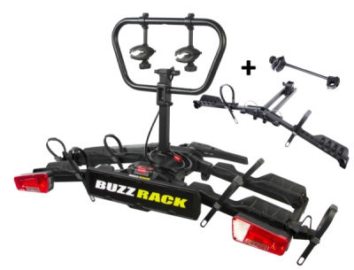 BUZZRACK SCORPION PRO 2 + ADAPTER - nosič 3 bicyklov na ťažné zariadenie