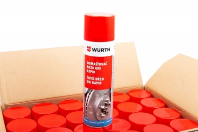 WURTH Čistič bŕzd 500 ml - sprej Uni Rapid 24 kusov