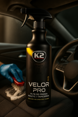 K2 VELOR PRO čistiaci prostriedok na čalúnenie 1L
