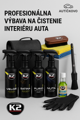 K2 PROFESIONÁLNY DETAILINGOVÝ SET PRE INTERIÉR AUTA
