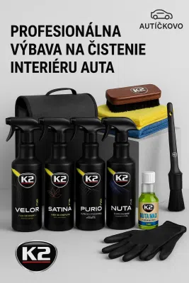 K2 PROFESIONÁLNY DETAILINGOVÝ SET PRE INTERIÉR AUTA
